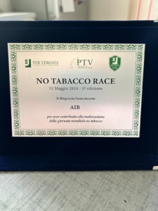 No tabacco race targa ad AIB